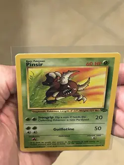 1999 Pokemon TCG Pinsir Jungle 25/64 Regular Unlimited Rare Vintage Card LP - Image 5