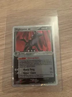 Pokemon TCG Mightyena ex Holon Phantoms 101/110 Holo Ultra Rare 2006 Card - Image 1