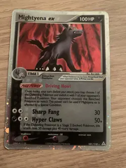 Pokemon TCG Mightyena ex Holon Phantoms 101/110 Holo Ultra Rare 2006 Card - Image 2
