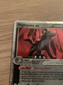 Pokemon TCG Mightyena ex Holon Phantoms 101/110 Holo Ultra Rare 2006 Card - Image 3