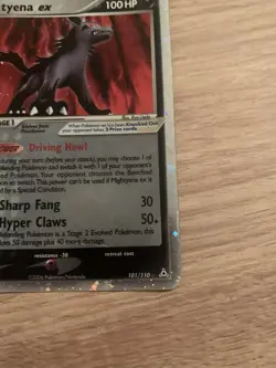 Pokemon TCG Mightyena ex Holon Phantoms 101/110 Holo Ultra Rare 2006 Card - Image 5