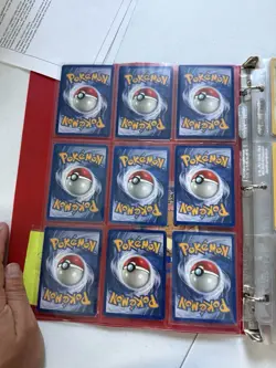 Pokemon Collection Vintage WoTC Original Lot of Cards Holos w/ Binder Pages - Image 2