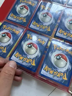 Pokemon Collection Vintage WoTC Original Lot of Cards Holos w/ Binder Pages - Image 3