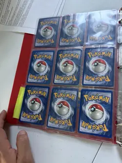 Pokemon Collection Vintage WoTC Original Lot of Cards Holos w/ Binder Pages - Image 5