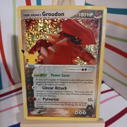 Team Magma's Groudon 9/95 Celebrations Classic Collection Holo Pokemon Card NM - Image 1