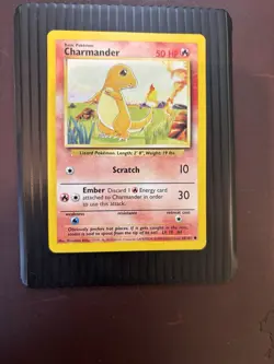 CHARMANDER - 46/102 - Base Set - 4th Print - 1999-2000 - Pokemon Card - NM- - Image 2