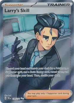 Larry's Skill 139/131 Prismatic Evolutions Pokemon Card NM - Image 1