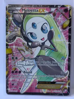 Pokemon Meloetta EX RC25/RC25 Legendary Treasures Ultra Rare Full Art Holo Card - Image 1