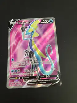 Inteleon V 180/192 Rebel Clash Ultra Rare Full Art Pokemon Card Trading Card TCG - Image 1