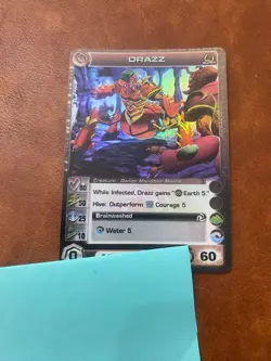 Chaotic TCG Card Drazz Super Rare Beyond the Doors Minion Danian 60 Energy - Image 1