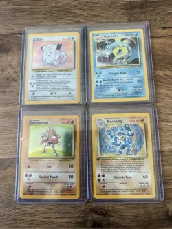 Pokemon TCG Full Complete Base Set Unlimited 102/102 Card Collection - Image 3