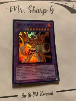 ELEMENTAR-HELD INFERNO - LCGX-DE076 DEUTSCH Yu Gi Oh! CARD SUPER RARE HOLO - Image 4