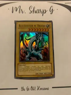 BLAUAUGIGER W. DRACHE - 1. AUFLAGE SKE-DE001 DEUTSCH Yu-Gi-Oh! CARD SUPER RARE - Image 2