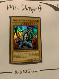 BLAUAUGIGER W. DRACHE - 1. AUFLAGE SKE-DE001 DEUTSCH Yu-Gi-Oh! CARD SUPER RARE - Image 3