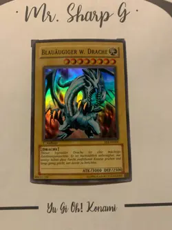 BLAUAUGIGER W. DRACHE - 1. AUFLAGE SKE-DE001 DEUTSCH Yu-Gi-Oh! CARD SUPER RARE - Image 4