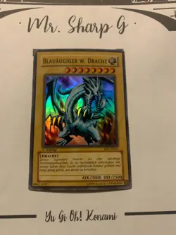 BLAUAUGIGER W. DRACHE - 1. AUFLAGE SKE-DE001 DEUTSCH Yu-Gi-Oh! CARD SUPER RARE - Image 5