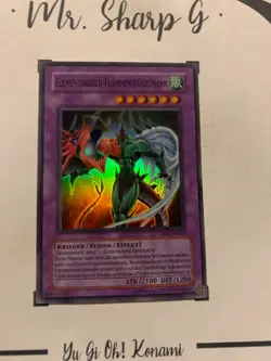 ELEMENTARHELD FLAMMENFLUGELMANN - DP1-DE010 DEUTSCH Yu-Gi-Oh! CARD SUPER RARE* - Image 4