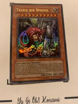 TELEIA DIE SPHINX - EP1-DE003 DEUTSCH Yu-Gi-Oh! CARD ULTRA RARE HOLO KONAMI - Image 4