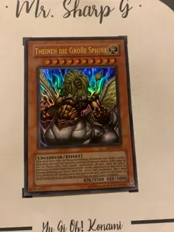 THEINEN DIE GROssE SPHINX - EP1-DE001 DE Yu-Gi-Oh! CARD ULTRA RARE HOLO KONAMI - Image 4