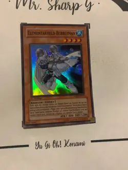 ELEMENTARHELD BUBBLEMAN - 1. AUFLAGE YSDJ-DE017 DE Yu-Gi-Oh! CARD SUPER RARE* - Image 3