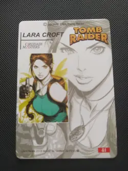 Anime Holo Waifu Card - Cardass Masters - Tomb Raider - Lara Croft #41 - Image 2