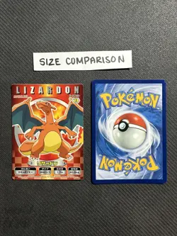 Pokemon Charizard Lizardon #71 Marumiya Sticker Card Seal DMG - Image 5