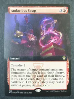 Audacious Swap Extended Art - Mtg Card #3KT - Image 1