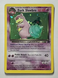 Dark Slowbro 12/82 (LP) Holo Rare Team Rocket Unlimited 1996 WOtC Pokemon Card - Image 1
