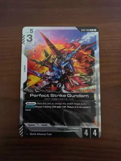 🔥Gundam Card Game Perfect Strike Gundam - Newtype Rising (GD01) Near Mint🔥 - Image 1