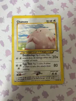 Pokemon TCG Chansey Neo Destiny Uncommon Card 31/105 Regular - Image 1