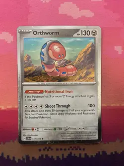 Pokemon Card Orthworm Paldea Evolved Cosmo Holo Rare 151/193 Near Mint - Image 1
