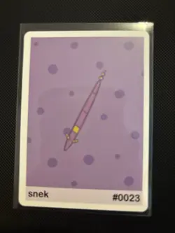 Ekans (snek) #23 - First Print Pookiemoot Fan Art - Pokemon - Image 1