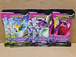 Pokemon Fusion Strike Sleeved Booster Pack x6 Sword And Shield TCG Bundle - Image 1
