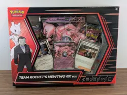 Team Rocket's Mewtwo EX Collection Box Sealed Pokemon Destined Rivals Promo Pack - Image 1