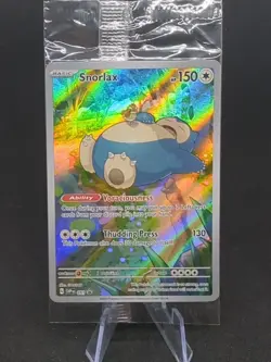 Sealed Pokemon TCG Snorlax Svp Black Star ProMos 051 Holo Promo - Image 1