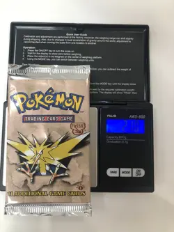 Pokemon 1ST EDITION FOSSIL Set Sealed Booster Pack WEIGHED 21.0g - Image 1