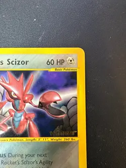 2003 Pokemon Rocket's Scizor #4 Best Of Game Winner WOTC Promo - Image 3