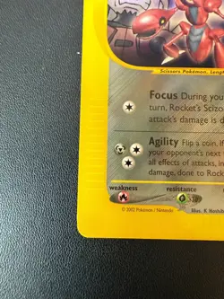 2003 Pokemon Rocket's Scizor #4 Best Of Game Winner WOTC Promo - Image 5