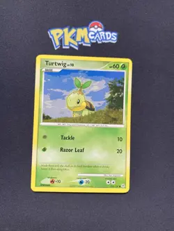 Pokemon TCG Turtwig Diamond & Pearl Base Set 103/130 Regular LP. - Image 1