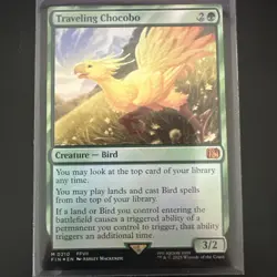Traveling Chocobo Final Fantasy Foil - Image 1