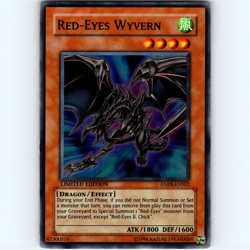 Yugioh Red-Eyes Wyvern ANPR-ENSE2 Limited Edition Super Rare Holo - NM 💎 - Image 1
