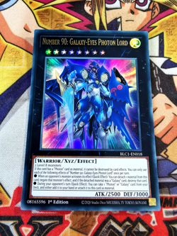 Number 90: Galaxy-Eyes Photon Lord blc1-en018 1st Edition (NM+) Ultra Yu-Gi-Oh! - Image 1