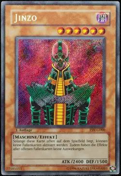 Yu-Gi-Oh! Jinzo PSV-G000 1.Auflage (1st Edition) Secret Rare [G] SCR | DE 2002 - Image 1