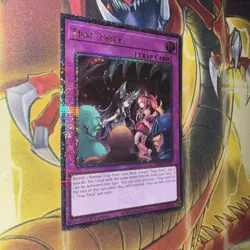 RA03-EN078 Trap Trick Quarter Century Secret Rare 1st Ed YuGiOh - Image 1