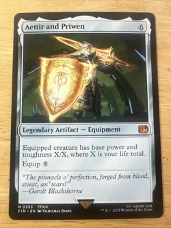 Magic the Gathering MTG Aettir and Priwen x1 Mythic Card NM/M Final Fantasy - Image 1