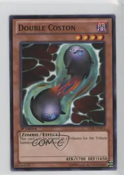 Double Coston 1st Ed. YuGiOh Starter Deck: Yugi Reloaded #YSYR-EN016 - Image 1