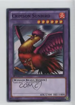 Crimson Sunbird 1st Ed. YuGiOh Cosmo Blazer #CBLZ-EN090 - Image 1
