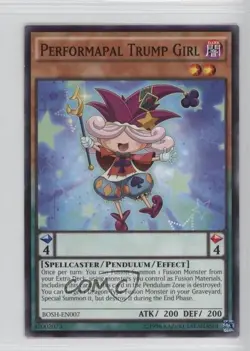 Performapal Trump Girl Unlimited YuGiOh Breakers of Shadow #BOSH-EN007 - Image 1