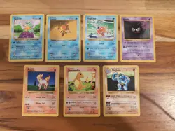Pokemon TCG Shadowless Base Set Lot (7 Cards) - WOTC 1999 - Squirtle,... - Image 1