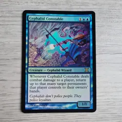 Magic The Gathering FOIL Cephalid Constable MTG +free cards - Image 1